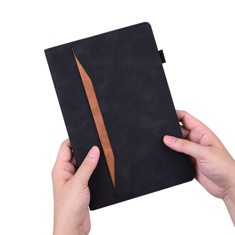 For Honor Pad X8a Splicing Shockproof Leather Tablet Case(Black) - Honor by PMC TechLife | Online Shopping South Africa | PMC TechLife | Buy Now Pay Later Mobicred