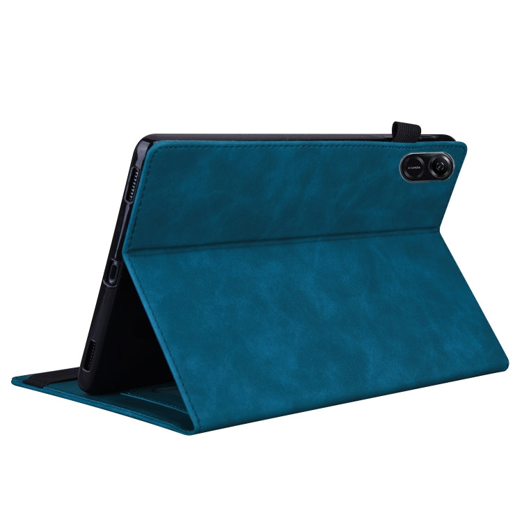 For Honor Pad X8a Splicing Shockproof Leather Tablet Case(Blue) - Honor by PMC TechLife | Online Shopping South Africa | PMC TechLife | Buy Now Pay Later Mobicred