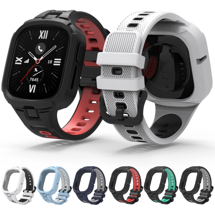 For Honor Watch 4 Two Color Integrated TPU Watch Band(Black Green) - free shipping - PMc TechLife - Order now!