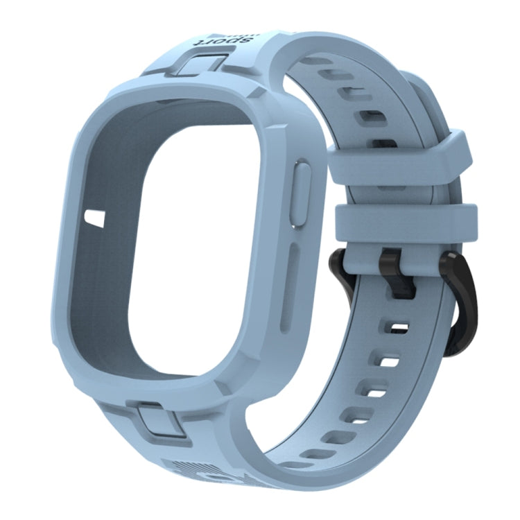 For Honor Watch 4 Solid Color Integrated TPU Watch Band(Light Blue) - Watch Bands by PMC TechLife | Online Shopping South Africa | PMC TechLife