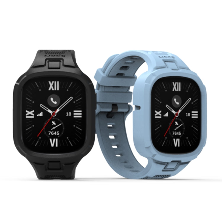 For Honor Watch 4 Solid Color Integrated TPU Watch Band(Light Purple) - Watch Bands by PMC TechLife | Online Shopping South Africa | PMC TechLife | Buy Now Pay Later Mobicred