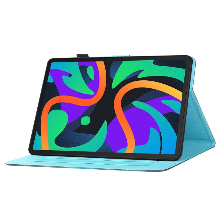 For Lenovo Tab M11/ Xiaoxin Pad 11 2024 Coloured Drawing Stitching Smart Leather Tablet Case(Night Cat) - free shipping - PMC Jewellery - Order now!