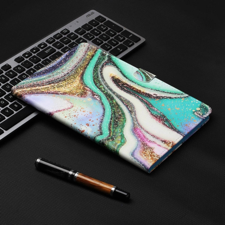 For Lenovo Tab M11/ Xiaoxin Pad 11 2024 Coloured Drawing Stitching Smart Leather Tablet Case(Colored Sand) - Lenovo by PMC Jewellery | Online Shopping South Africa | PMC Jewellery | Buy Now Pay Later Mobicred