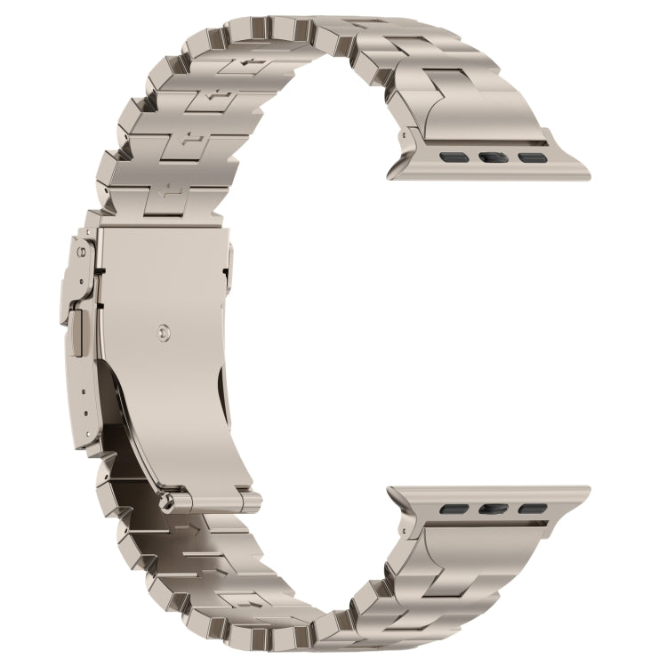 For Apple Watch Ultra 49mm Butterfly Type Titanium Steel Watch Band(Titanium) - Watch Bands by PMC TechLife | Online Shopping South Africa | PMC TechLife