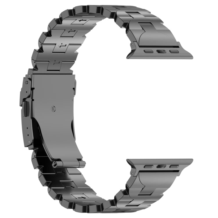For Apple Watch Series 2 42mm Butterfly Type Titanium Steel Watch Band(Grey) - free shipping - PMC TechLife - Order now!