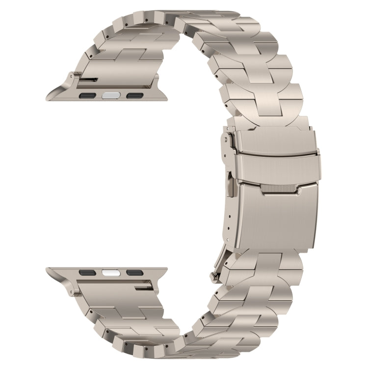 For Apple Watch Series 2 38mm Butterfly Type Titanium Steel Watch Band(Titanium) - Watch Bands by PMC TechLife | Online Shopping South Africa | PMC TechLife