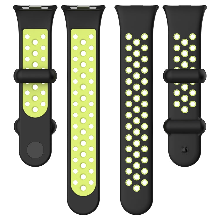 For Redmi Watch 4 Two Color Silicone Sports Watch Band(Red White) - Watch Bands by PMC TechLife | Online Shopping South Africa | PMC TechLife