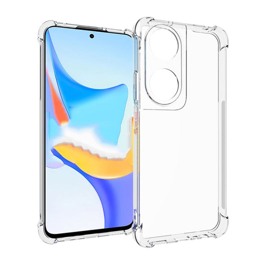 For Honor Play 50 Plus 5G / 8T 5G / X7b 4G Shockproof Non-slip Thickening TPU Phone Case(Transparent) - Honor Cases by PMC Jewellery | Online Shopping South Africa | PMC Jewellery