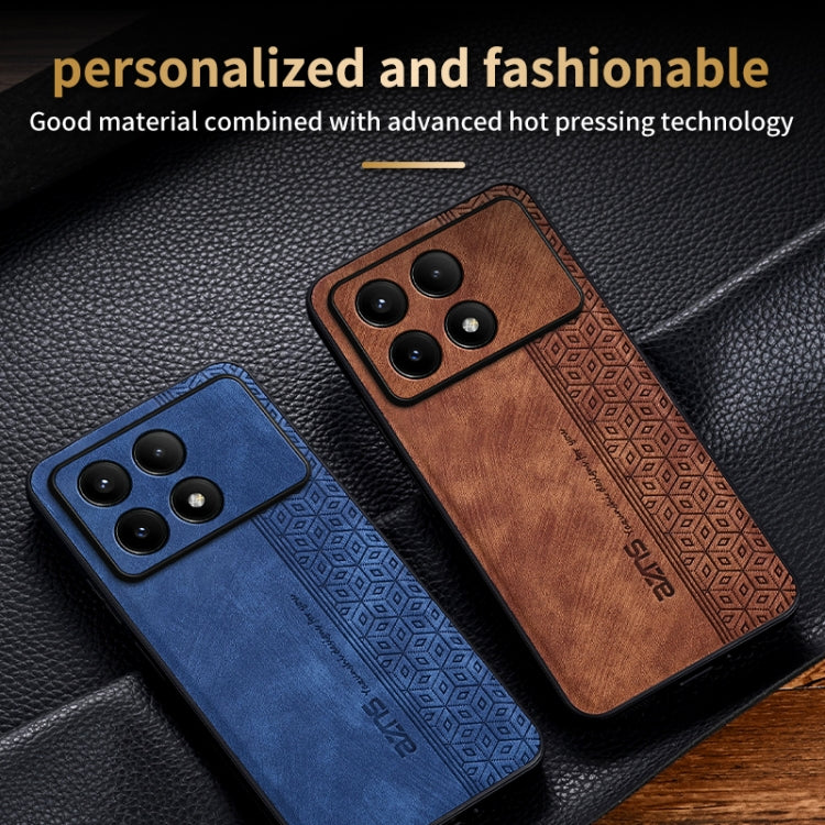 For Xiaomi Redmi K70 AZNS 3D Embossed Skin Feel Phone Case(Sapphire Blue) - free shipping - PMC Jewellery - Order now!