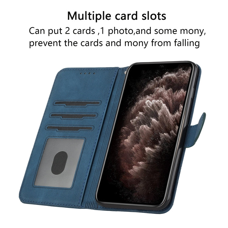 For Xiaomi Redmi K70 Cubic Skin Feel Flip Leather Phone Case(Blue) - Xiaomi Cases by PMC Jewellery | Online Shopping South Africa | PMC Jewellery | Buy Now Pay Later Mobicred