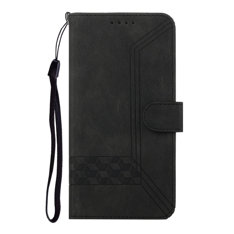 For Xiaomi Redmi K70 Cubic Skin Feel Flip Leather Phone Case(Black) - Xiaomi Cases by PMC Jewellery | Online Shopping South Africa | PMC Jewellery | Buy Now Pay Later Mobicred