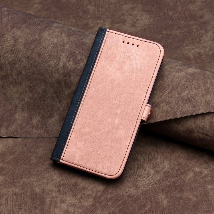 For Google Pixel 9 Side Buckle Double Fold Hand Strap Leather Phone Case(Pink) - Google Cases by PMC TechLife | Online Shopping South Africa | PMC TechLife | Buy Now Pay Later Mobicred