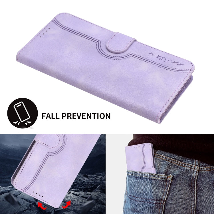 For Google Pixel 9 Pro Heart Pattern Skin Feel Leather Phone Case(Purple) - Google Cases by PMC TechLife | Online Shopping South Africa | PMC TechLife | Buy Now Pay Later Mobicred