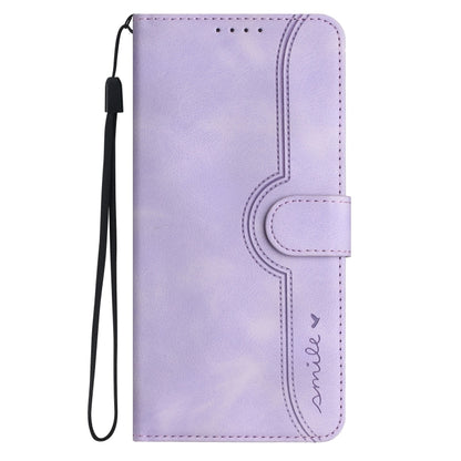 For Google Pixel 9 Heart Pattern Skin Feel Leather Phone Case(Purple) - Google Cases by PMC Jewellery | Online Shopping South Africa | PMC Jewellery | Buy Now Pay Later Mobicred