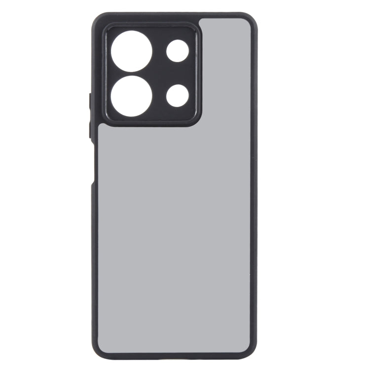 For Xiaomi Redmi Note 13 Fine Pore Matte Black TPU + PC Phone Case - Note 13 Cases by PMC TechLife | Online Shopping South Africa | PMC TechLife | Buy Now Pay Later Mobicred