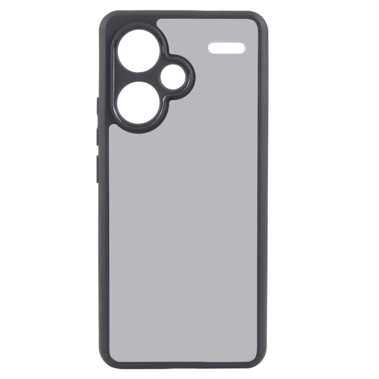 For Xiaomi Redmi Note 13 Pro+ Fine Pore Matte Black TPU + PC Phone Case - Note 13 Pro+ Cases by PMC TechLife | Online Shopping South Africa | PMC TechLife | Buy Now Pay Later Mobicred