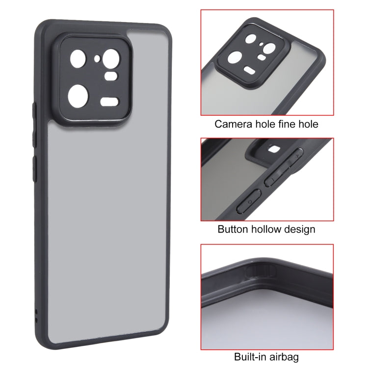 For Xiaomi 13 Pro Fine Pore Matte Black TPU + PC Phone Case - 13 Pro Cases by PMC TechLife | Online Shopping South Africa | PMC TechLife | Buy Now Pay Later Mobicred