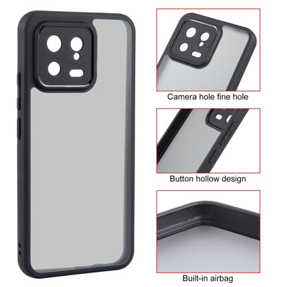 For Xiaomi 13 Fine Pore Matte Black TPU + PC Phone Case - 13 Cases by PMC Jewellery | Online Shopping South Africa | PMC Jewellery | Buy Now Pay Later Mobicred