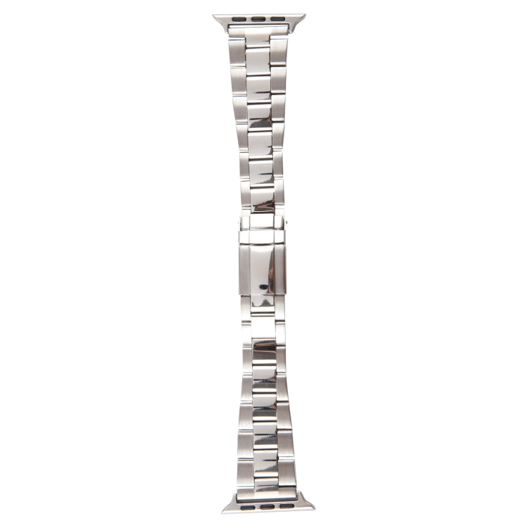 For Apple Watch Series 6 40mm Three-Bead Stainless Steel Watch Band(Silver) - free shipping - PMC TechLife - Order now!
