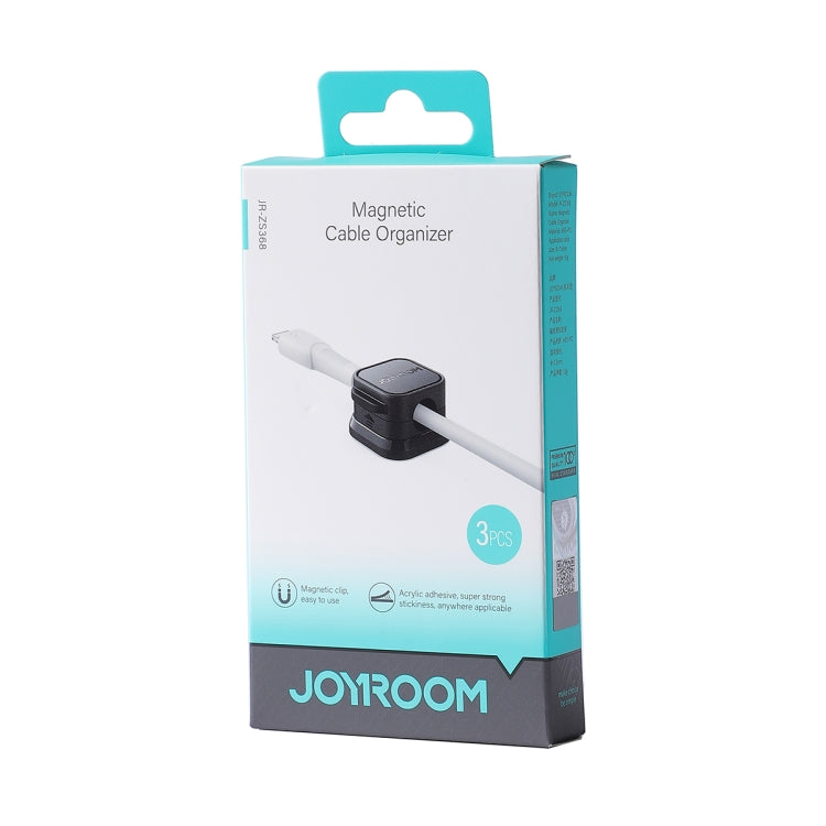 JOYROOM JR-ZS368 Magnetic Data Cable Organizing Bracket(Black) - Cable Organizer by JOYROOM | Online Shopping South Africa | PMC Jewellery | Buy Now Pay Later Mobicred