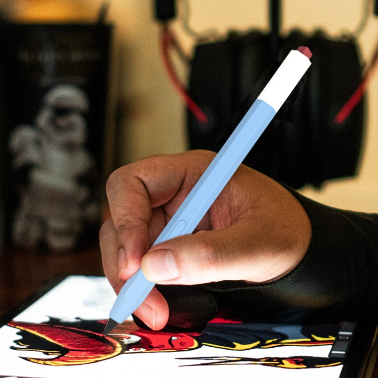 For Xiaomi Inspiration Stylus 1st LOVE MEI Retro Style Silicone Protective Pen Case(Black) - Pencil Accessories by LOVE MEI | Online Shopping South Africa | PMC TechLife