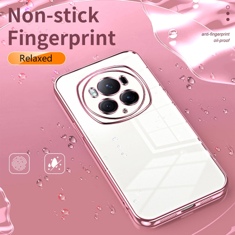 For Honor Magic6 Pro Transparent Plating Fine Hole Phone Case(Transparent) - free shipping - PMC Jewellery - Order now!