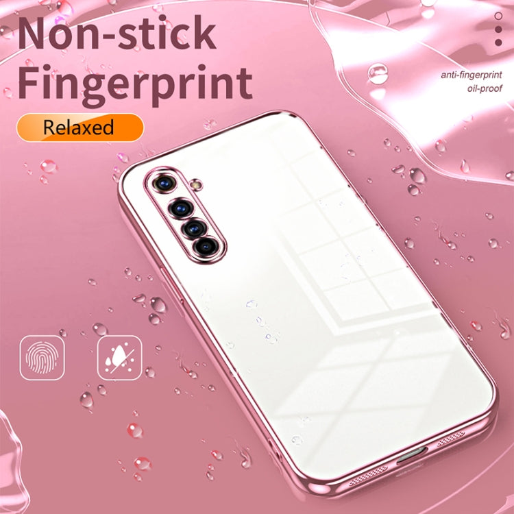 For Realme X50 Pro Transparent Plating Fine Hole Phone Case(Silver) - Realme Cases by PMC Jewellery | Online Shopping South Africa | PMC Jewellery