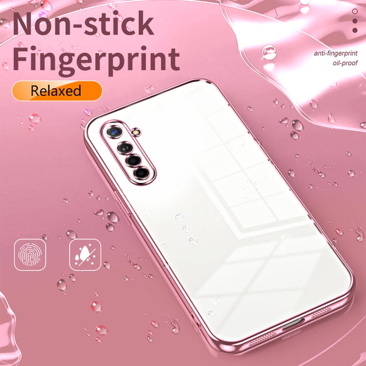 For OPPO K5 / Realme XT/XT 730G Transparent Plating Fine Hole Phone Case(Green) - OPPO Cases by PMC TechLife | Online Shopping South Africa | PMC TechLife | Buy Now Pay Later Mobicred