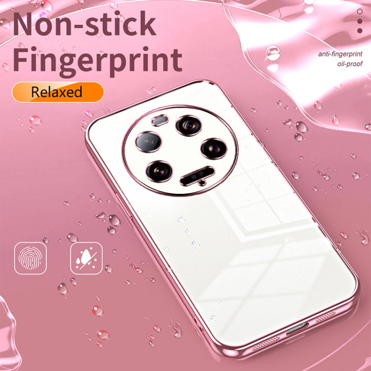 For Xiaomi 13 Ultra Transparent Plating Fine Hole Phone Case(Silver) - 13 Ultra Cases by PMC TechLife | Online Shopping South Africa | PMC TechLife | Buy Now Pay Later Mobicred