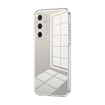 For Samsung Galaxy S24 5G Transparent Plating Fine Hole Phone Case(Transparent) - Galaxy S24 5G Cases by PMC Jewellery | Online Shopping South Africa | PMC Jewellery | Buy Now Pay Later Mobicred