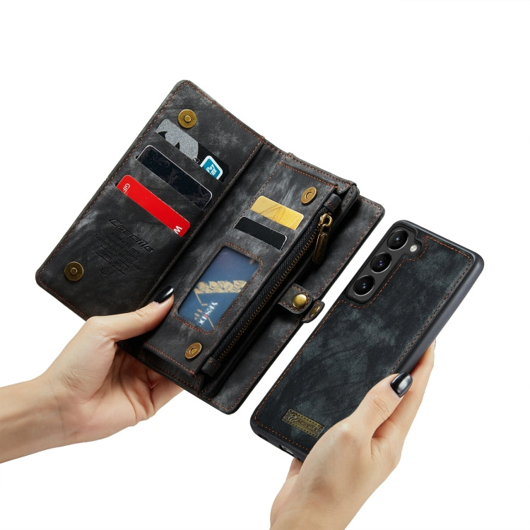 For Samsung Galaxy S24 5G CaseMe 008 Detachable Multifunctional Leather Phone Case(Black) - free shipping - PMC Jewellery - Order now!