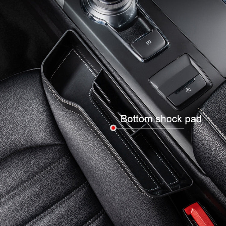 Car Multi-functional Console Box Cup Holder Seat Gap Side Storage Box, Frizzled Feather Style, Color:Red(Main Driver Seat) - Stowing Tidying by PMC TechLife | Online Shopping South Africa | PMC TechLife | Buy Now Pay Later Mobicred