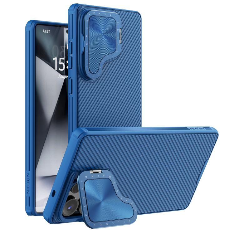 For Samsung Galaxy S25 Ultra 5G NILLKIN CamShield Prop PC Phone Case(Blue) - free shipping - PMc TechLife - Order now!