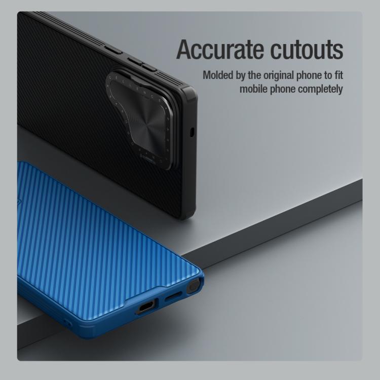 For Samsung Galaxy S25 Ultra 5G NILLKIN CamShield Prop PC Phone Case(Blue) - free shipping - PMc TechLife - Order now!