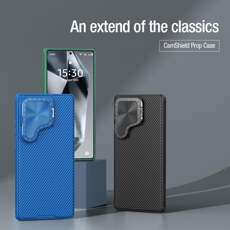 For Samsung Galaxy S25 Ultra 5G NILLKIN CamShield Prop PC Phone Case(Blue) - free shipping - PMc TechLife - Order now!