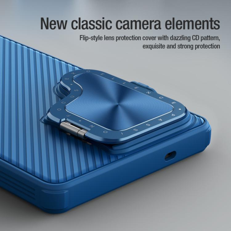 For Samsung Galaxy S25 Ultra 5G NILLKIN CamShield Prop PC Phone Case(Blue) - free shipping - PMc TechLife - Order now!