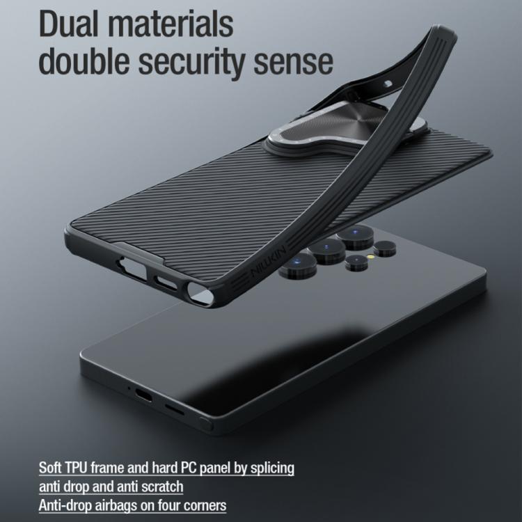 For Samsung Galaxy S25 Ultra 5G NILLKIN CamShield Prop PC Phone Case(Blue) - free shipping - PMc TechLife - Order now!