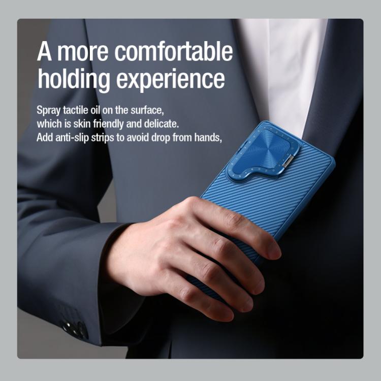 For Samsung Galaxy S25 Ultra 5G NILLKIN CamShield Prop PC Phone Case(Blue) - free shipping - PMc TechLife - Order now!