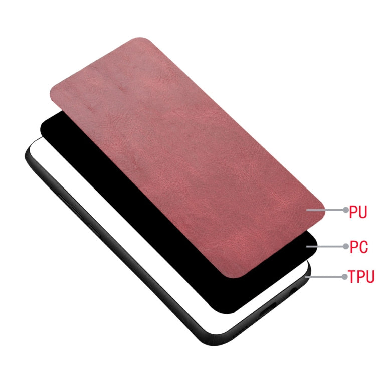 For Motorola Moto G Play 4G 2024 Cow Pattern Sewing Back Cover Phone Case(Red) - Motorola Cases by PMC Jewellery | Online Shopping South Africa | PMC Jewellery | Buy Now Pay Later Mobicred