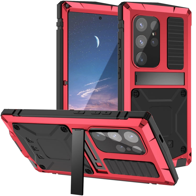 For Samsung Galaxy S24 Ultra 5G R-JUST Life Waterproof Dustproof Shockproof Phone Case(Red) - Galaxy S24 Ultra 5G Cases by R-JUST | Online Shopping South Africa | PMC TechLife | Buy Now Pay Later Mobicred