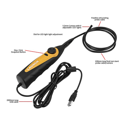 LAUNCH VSP-600 For X431 Pro3S+ / V / V+ / PAD-V USB HD Endoscope Car Repair Tool -  by PMC Jewellery | Online Shopping South Africa | PMC Jewellery
