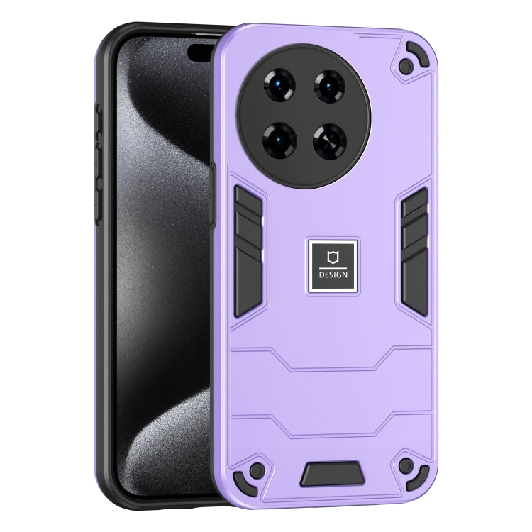 For Tecno Spark 20 Pro+ 2 in 1 Shockproof Phone Case(Purple) - Tecno Cases by PMC TechLife | Online Shopping South Africa | PMC TechLife | Buy Now Pay Later Mobicred