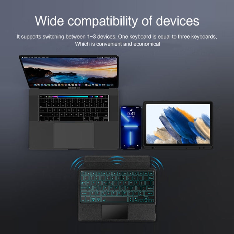 For Samsung Galaxy Tab A8 10.5inch X200 YJ-X200 Split Bluetooth Keyboard Leather Tablet Case - Samsung Keyboard by PMC TechLife | Online Shopping South Africa | PMC TechLife