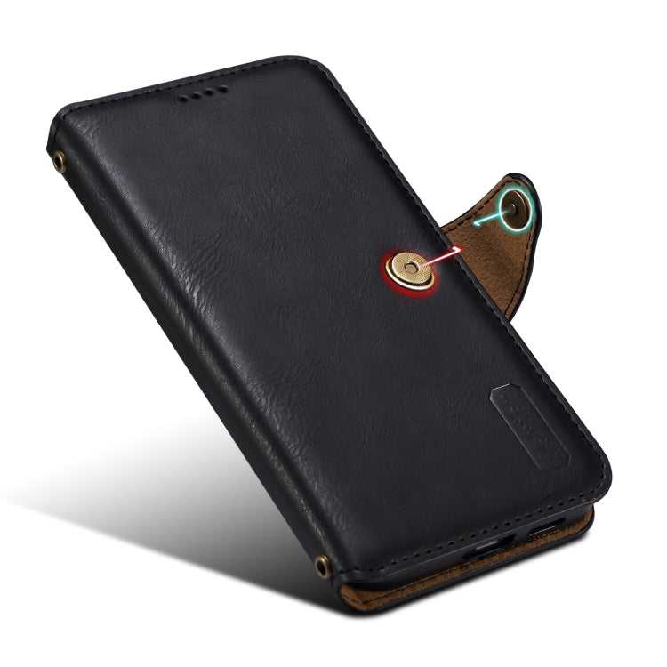 For Samsung Galaxy S24 5G Denior Cowhide Texture Wallet Style Leather Phone Case(Black) - free shipping - PMC Jewellery - Order now!