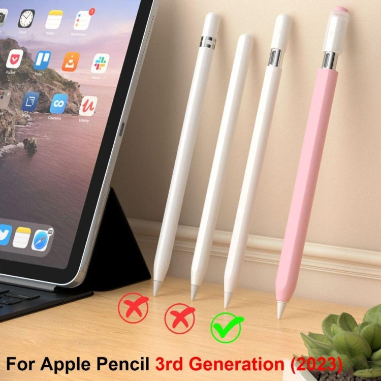 For Apple Pencil (USB-C) Jelly Silicone Stylus Pen Protective Cover(Pink) - Pencil Accessories by PMC Jewellery | Online Shopping South Africa | PMC Jewellery | Buy Now Pay Later Mobicred