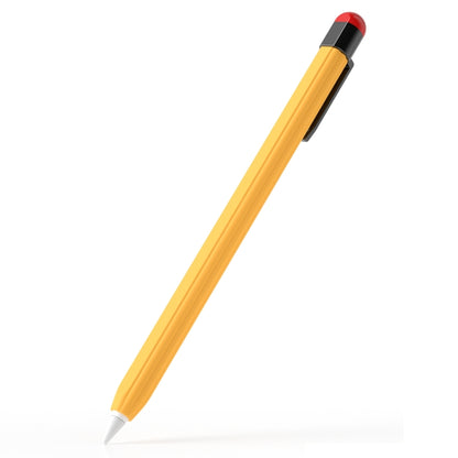 For Apple Pencil 2 Pen Clip Ultra Thin Series Stylus Pen Protective Case(Yellow) - Pencil Accessories by PMC Jewellery | Online Shopping South Africa | PMC Jewellery | Buy Now Pay Later Mobicred