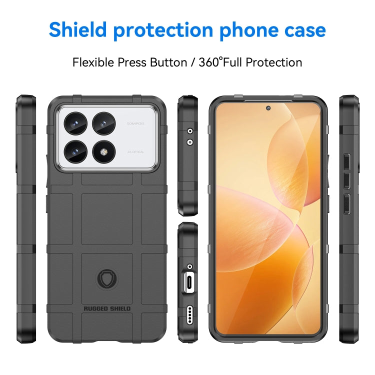For Xiaomi Redmi K70 Pro Full Coverage Shockproof TPU Phone Case(Black) - Xiaomi Cases by PMC Jewellery | Online Shopping South Africa | PMC Jewellery | Buy Now Pay Later Mobicred