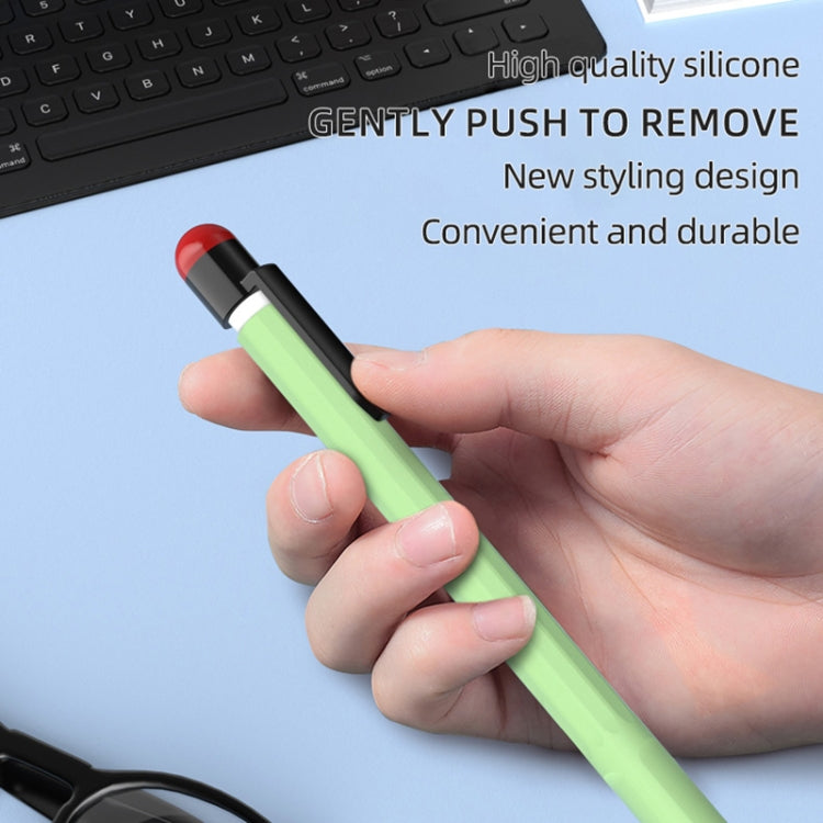 For Apple Pencil 2 Pen Clip Silicone Stylus Pen Protective Case(Yellow) - free shipping - PMC Jewellery - Order now!