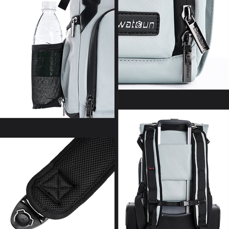 Cwatcun D95 Large Capacity Photography Backpack Shoulders Laptop Camera Bag, Size:30.5 x 18 x 38cm(Dark Black) - free shipping - PMC TechLife - Order now!