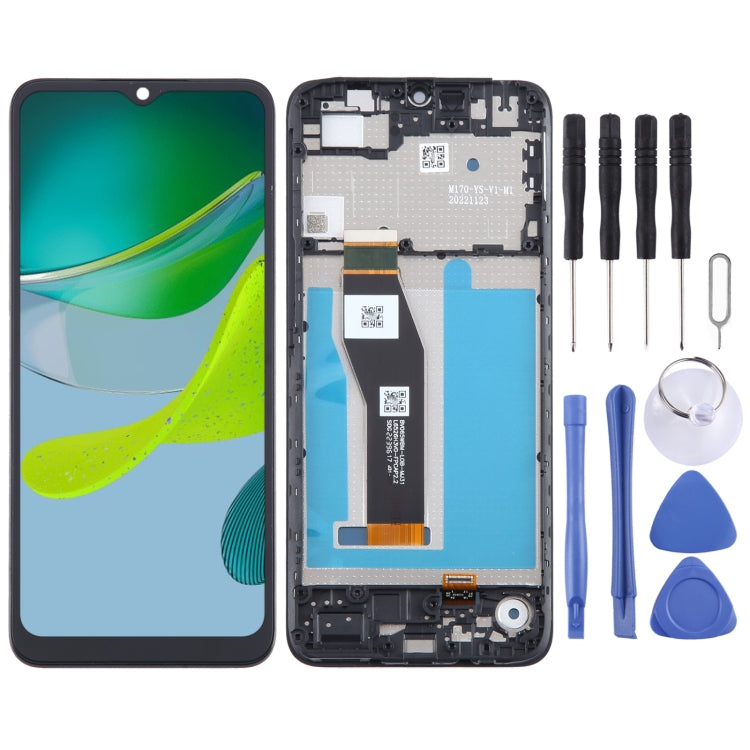 For Motorola Moto E13 OEM LCD Screen Digitizer Full Assembly with Frame - free shipping - PMC TechLife - Order now!